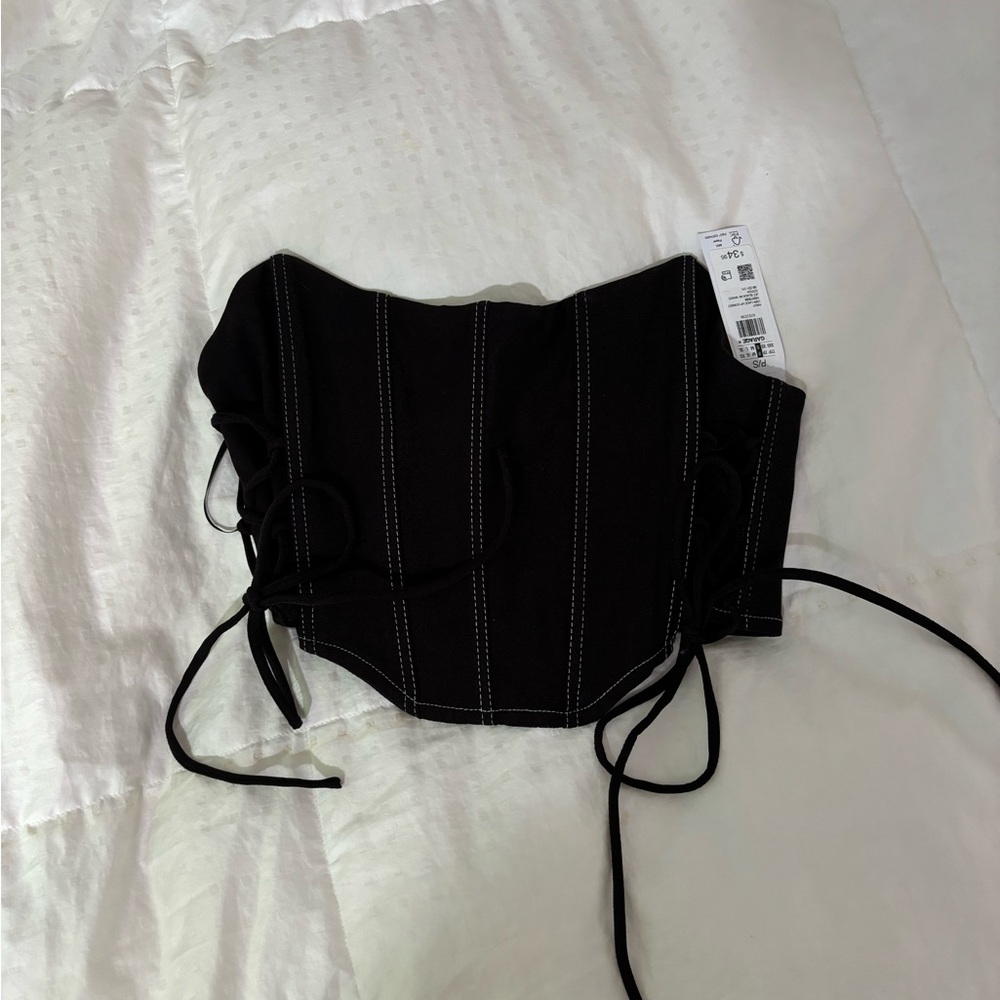 Garage Zip Up Tube Top